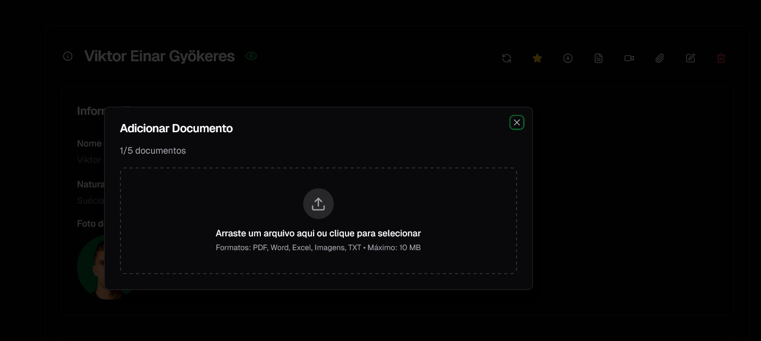 Upload de Ficheiros